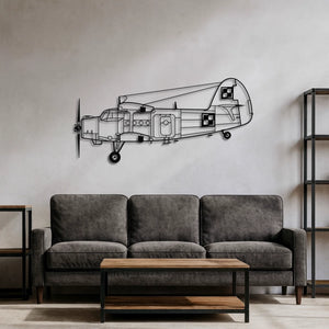 An-2 (Antek) - (Polska Szachownica) – Metalowa sylwetka na ścianę