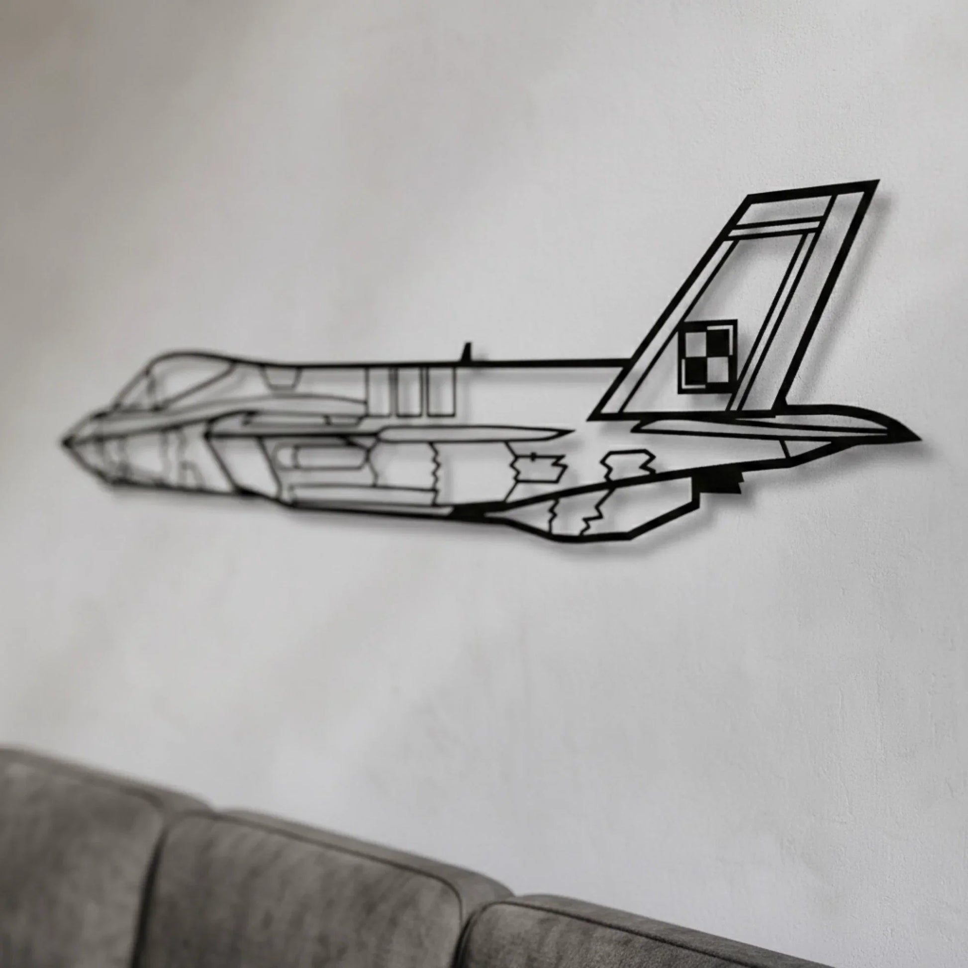 F-35 Lightning II metalowy model na ścianę