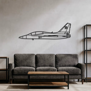 FA-50 Fighting Eagle (Polska Szachownica) – Metalowa sylwetka na ścianę