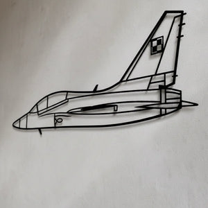 FA-50 Fighting Eagle (Polska Szachownica) – Metalowa sylwetka na ścianę