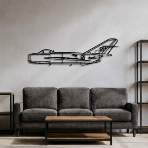 Lim-6 bis (Polska Szachownica) – Metalowa sylwetka na ścianę