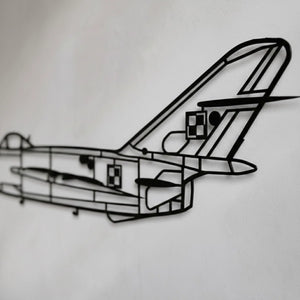 Lim-6 bis (Polska Szachownica) – Metalowa sylwetka na ścianę