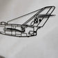 MiG-15 (Lim-1/2) - metalowy model na ścianę