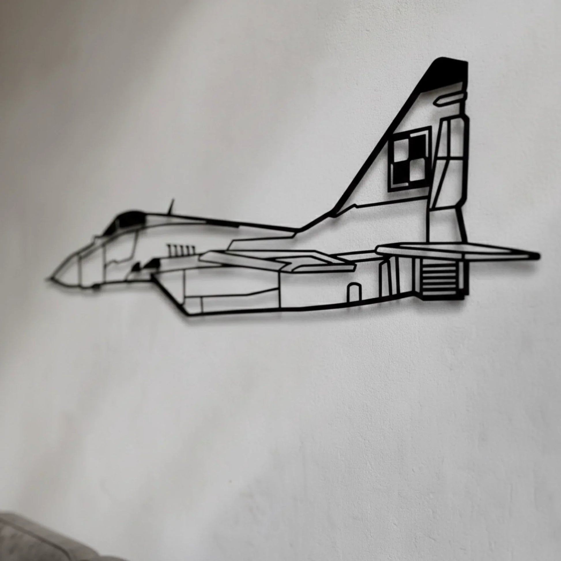 MiG-29 (Fulcrum) - metalowy model na ścianę