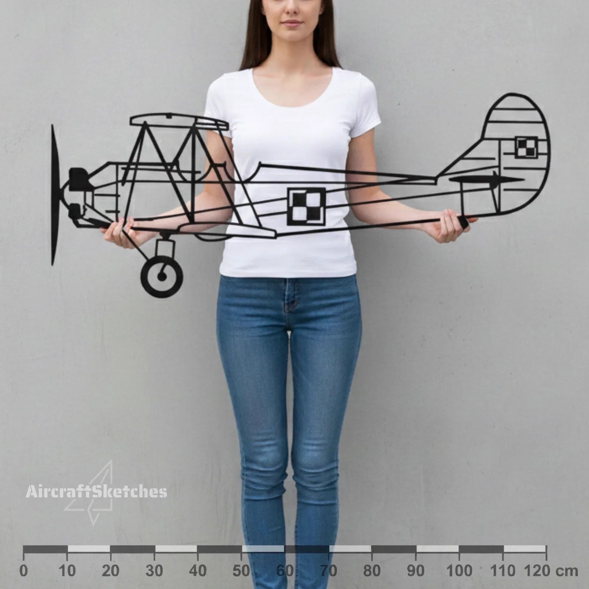 Po-2 (Kukuruźnik) - metalowy model na ścianę