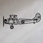 Po-2 (Kukuruźnik) - (Polska Szachownica) – Metalowa sylwetka na ścianę | Aircraft Sketches