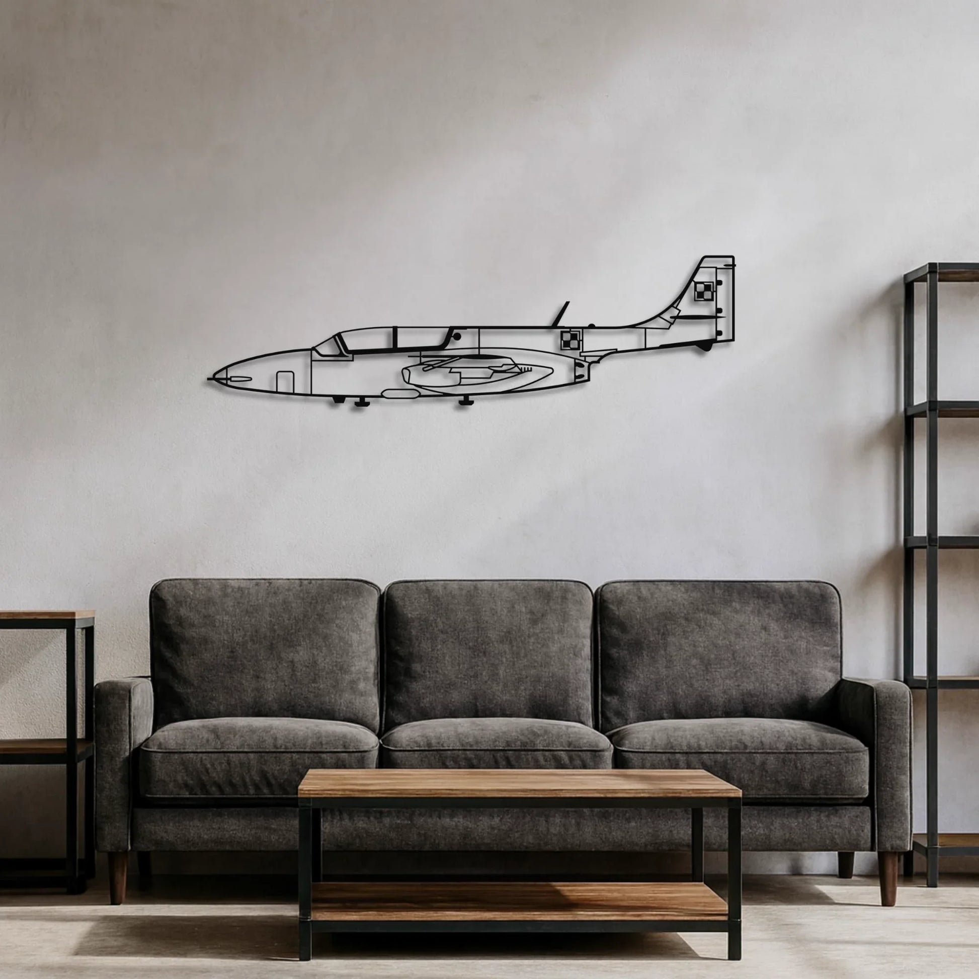 TS-11 Iskra metalowy model na ścianę