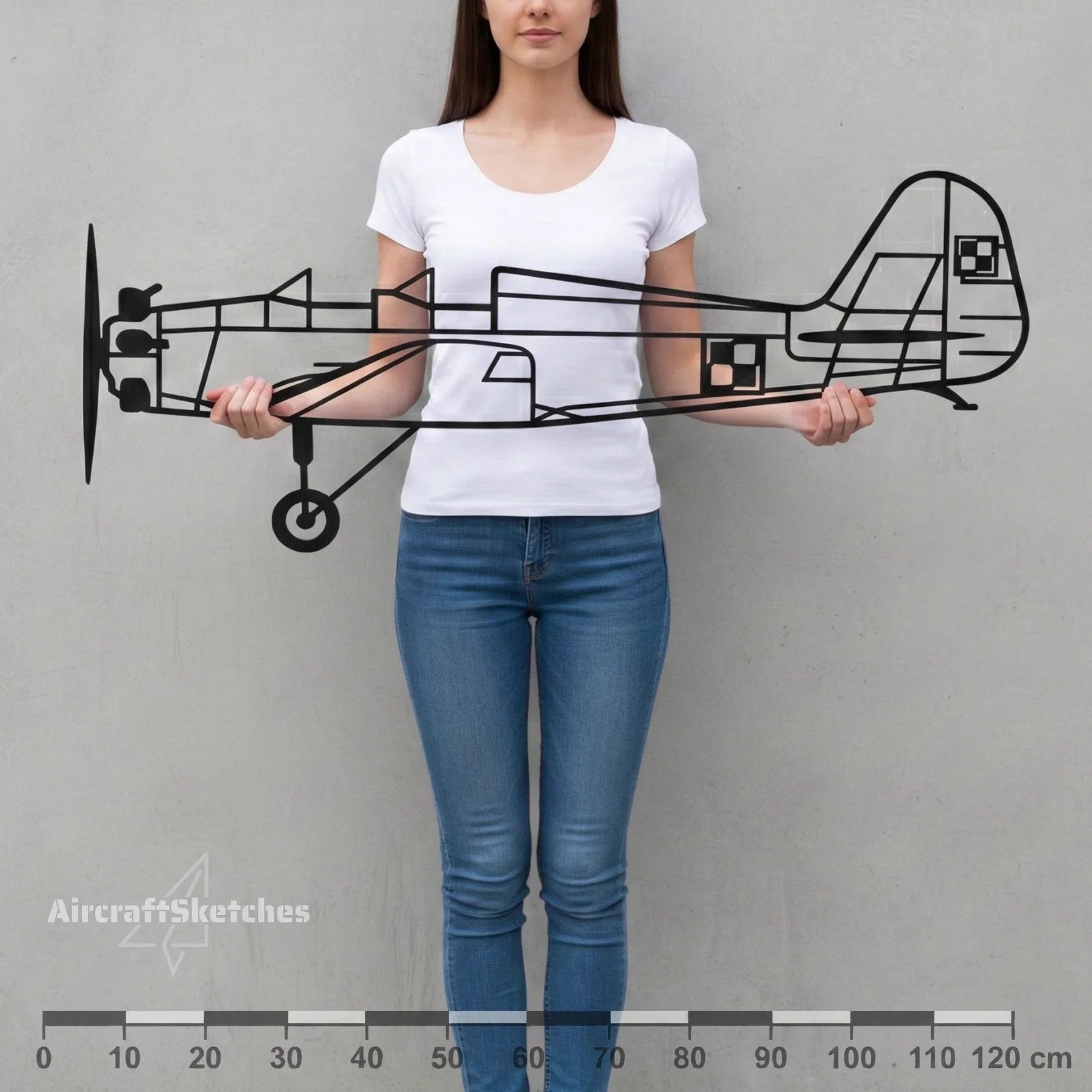UT-2 metalowy model na ścianę