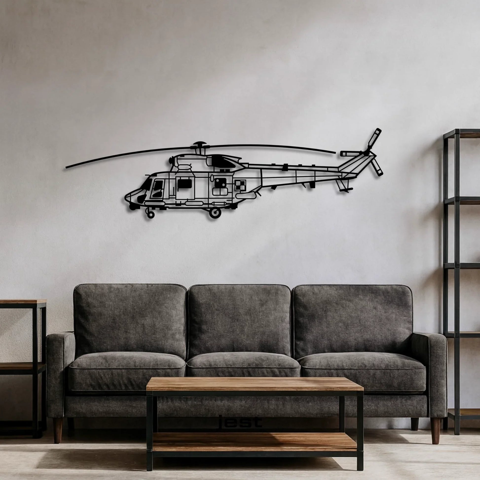 PZL W-3 Sokół metalowy model na ścianę