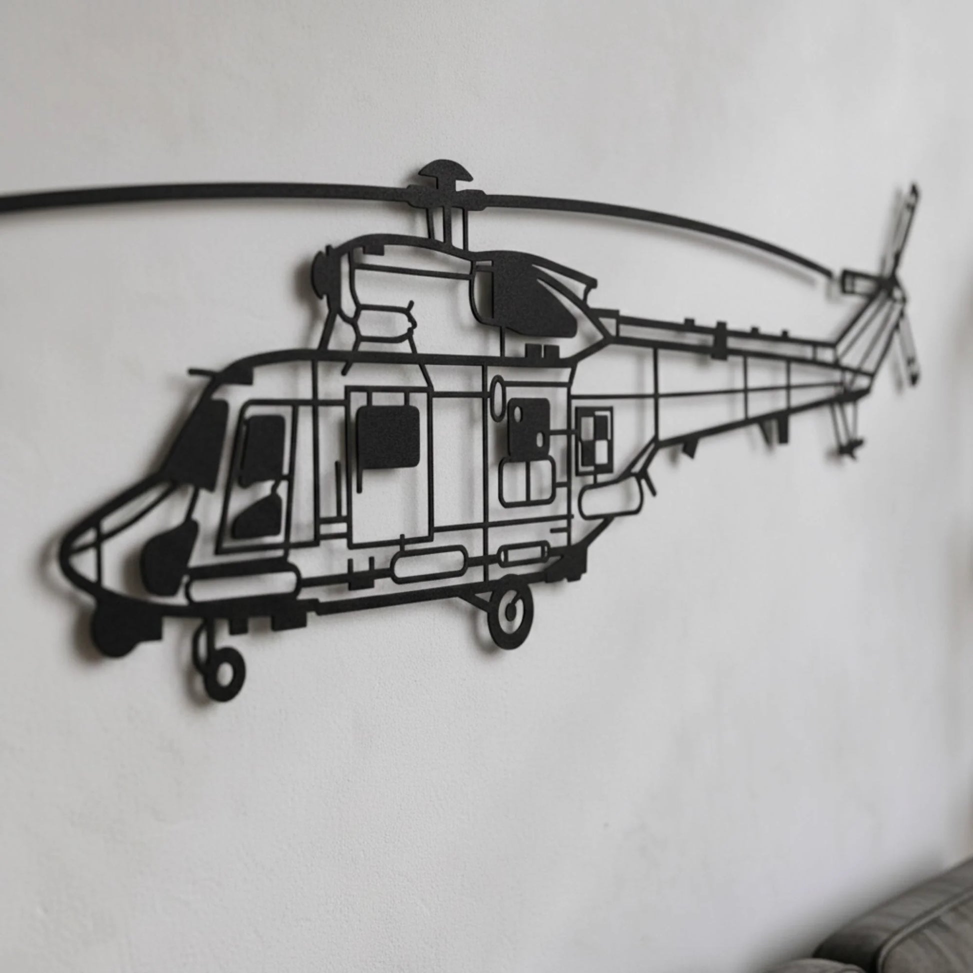PZL W-3 Sokół (Polska Szachownica) – Metalowa sylwetka na ścianę | Aircraft Sketches