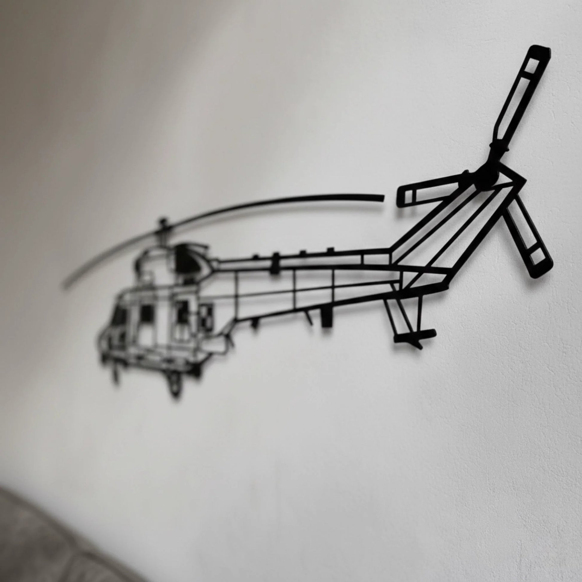 PZL W-3 Sokół (Polska Szachownica) – Metalowa sylwetka na ścianę | Aircraft Sketches