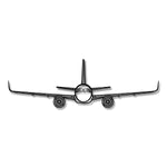 Airbus A321 - Metalowa dekoracja ścienna - szczegółowy model 3D ze stali