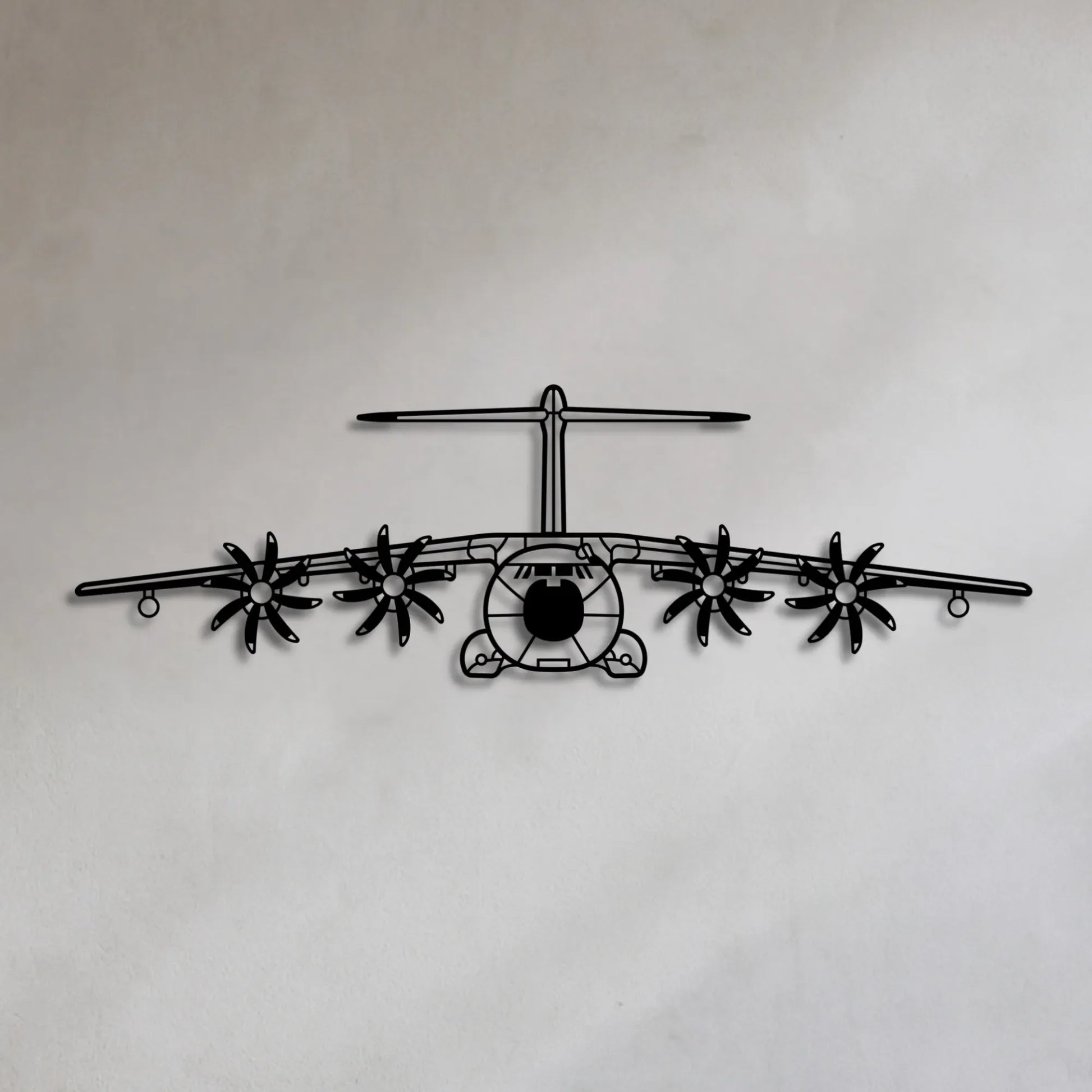 Airbus A400M – Metalowa sylwetka na ścianę | Aircraft Sketches