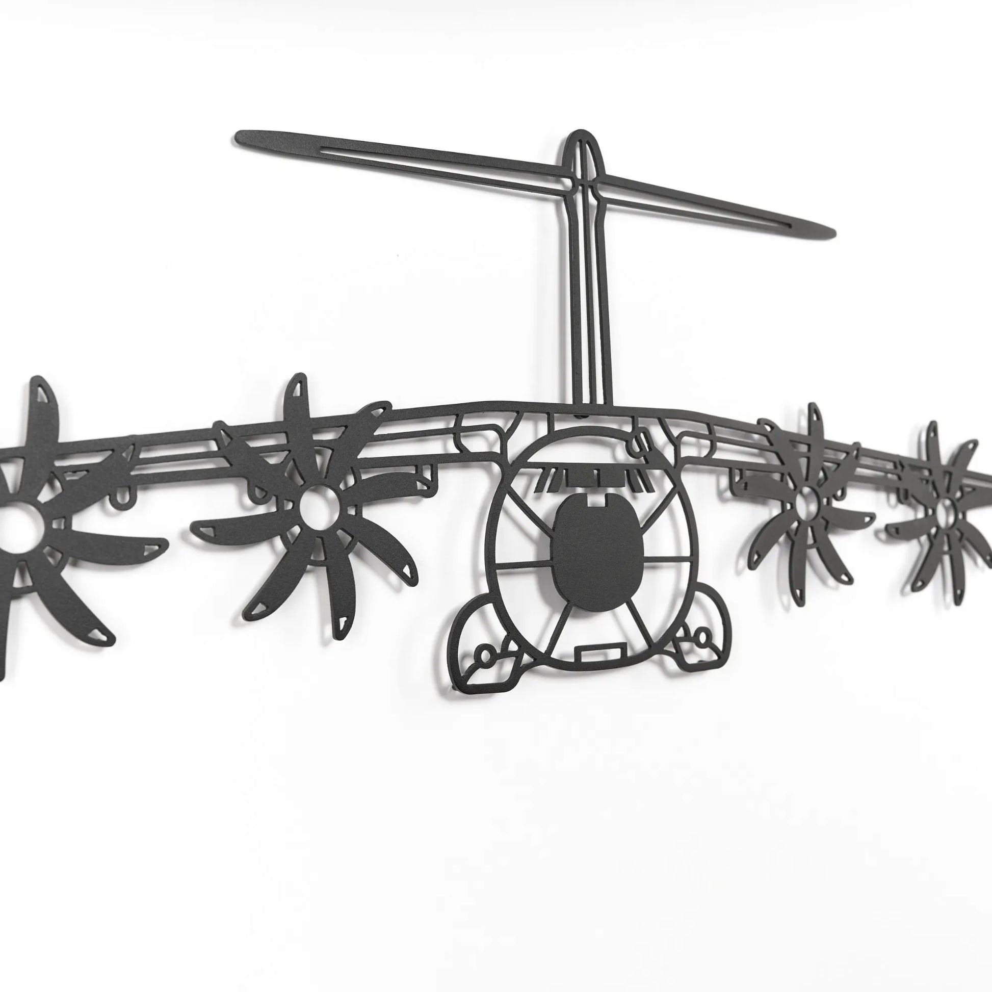 Airbus A400M – Metalowa sylwetka na ścianę | Aircraft Sketches