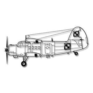 An-2 (Antek) - (Polska Szachownica) – Metalowa sylwetka na ścianę - precyzyjne detale metalowego modelu