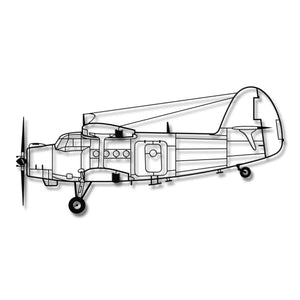 An-2 (Antek) – Metalowa sylwetka na ścianę - precyzyjne detale metalowego modelu