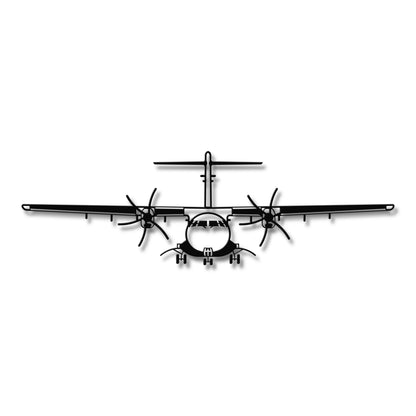 ATR 42 – Metalowa sylwetka na ścianę - precyzyjne detale metalowego modelu