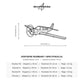 Wymiary i specyfikacja techniczna modelu: Beechcraft Bonanza A36 - Metalowa dekoracja ścienna