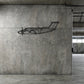 Beechcraft Super King Air B200 - Metalowa dekoracja ścienna - prezentacja w nowoczesnej sypialni