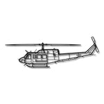 Bell 212 - Metalowa dekoracja ścienna - szczegółowy model 3D ze stali