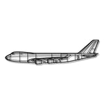 Boeing 747-400F - Metalowa dekoracja ścienna - szczegółowy model 3D ze stali