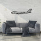 Boeing 747-400F - Metalowa dekoracja ścienna - aranżacja w stylu loftowym