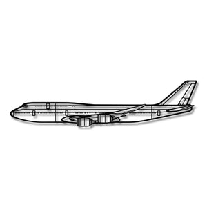 Boeing 747-8 Metalowa dekoracja ścienna - szczegółowy model 3D ze stali