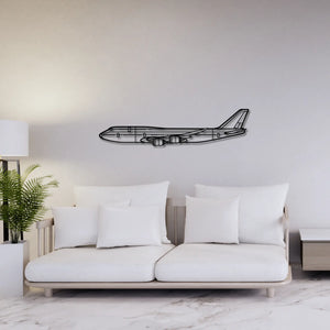 Boeing 747-8 Metalowa dekoracja ścienna - aranżacja w stylu loftowym