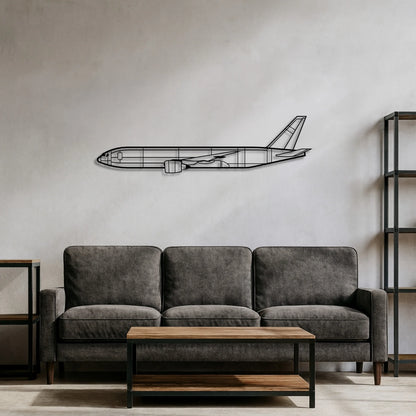 Boeing 777F – Metalowa sylwetka na ścianę