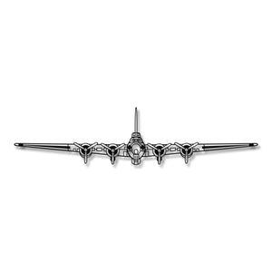 Boeing B-17 – Metalowa sylwetka na ścianę - precyzyjne detale metalowego modelu