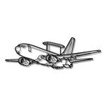 Boeing E-7 Wedgetail - Metalowa dekoracja ścienna - szczegółowy model 3D ze stali