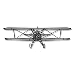 Boeing Stearman Model 75 - Metalowa dekoracja ścienna - szczegółowy model 3D ze stali
