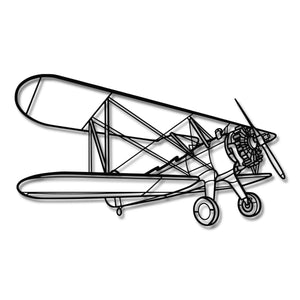 Boeing Stearman Model 75 - Metalowa dekoracja ścienna - szczegółowy model 3D ze stali