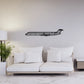 Bombardier CRJ 900 - Metalowa dekoracja ścienna - aranżacja w stylu loftowym
