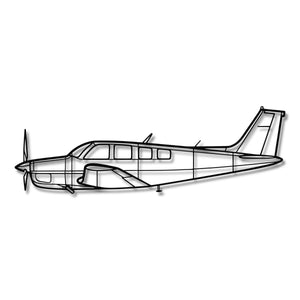 Beechcraft Bonanza A36 - Metalowa dekoracja ścienna - szczegółowy model 3D ze stali