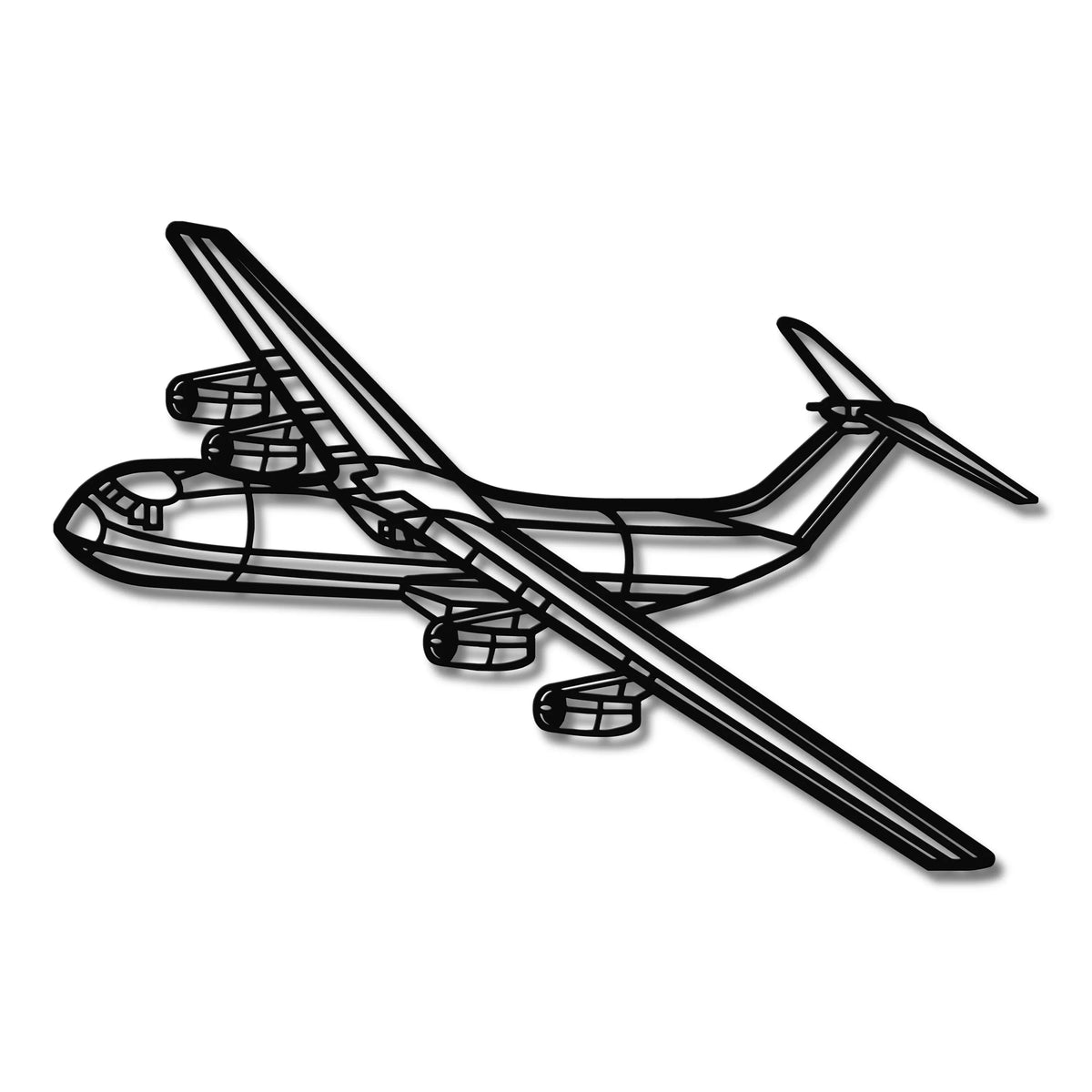 Lockheed C-141B Starlifter - Metalowa dekoracja ścienna - szczegółowy model 3D ze stali
