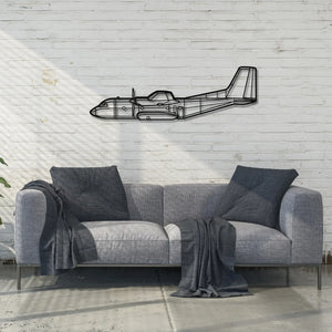 Lockheed C-160 Transall - Metalowa dekoracja ścienna - aranżacja w stylu loftowym