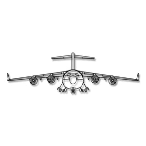 Cessna C-17 Globemaster III - Metalowa dekoracja ścienna - szczegółowy model 3D ze stali