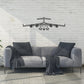 Cessna C-17 Globemaster III - Metalowa dekoracja ścienna - aranżacja w stylu loftowym