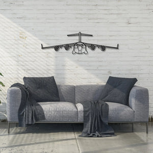 C-17 Globemaster III - Metalowa dekoracja ścienna - aranżacja w stylu loftowym