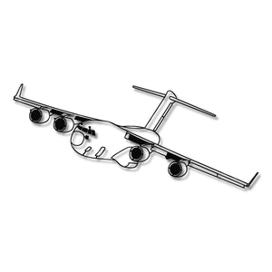 C-17 Globemaster - Metalowa dekoracja ścienna - szczegółowy model 3D ze stali