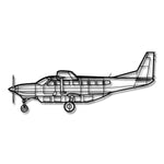 Cessna 208B Grand Caravan - Metalowa dekoracja ścienna - szczegółowy model 3D ze stali
