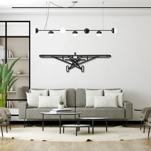CubCrafters Carbon Cub - Metalowa dekoracja ścienna - aranżacja w stylu loftowym