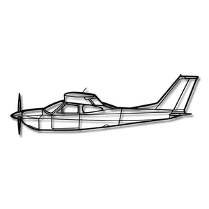 Cessna 177RG Cardinal - Metalowa dekoracja ścienna - szczegółowy model 3D ze stali