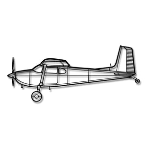 Cessna 180 - Metalowa dekoracja ścienna - szczegółowy model 3D ze stali