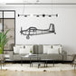 Cessna 180 - Metalowa dekoracja ścienna - aranżacja w stylu loftowym