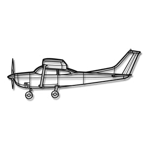 Cessna 182 Skylane - Metalowa dekoracja ścienna - szczegółowy model 3D ze stali