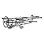 Cessna 182 Skylane - Metalowa dekoracja ścienna - szczegółowy model 3D ze stali