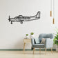 Cessna 208B Grand Caravan - Metalowa dekoracja ścienna - metalowa ozdoba we wnętrzu industrialnym