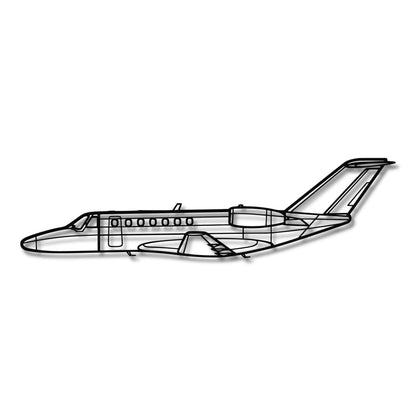 Cessna 525B CJ3 - Metalowa dekoracja ścienna - szczegółowy model 3D ze stali